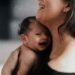 Unresolved trauma. mom holding baby